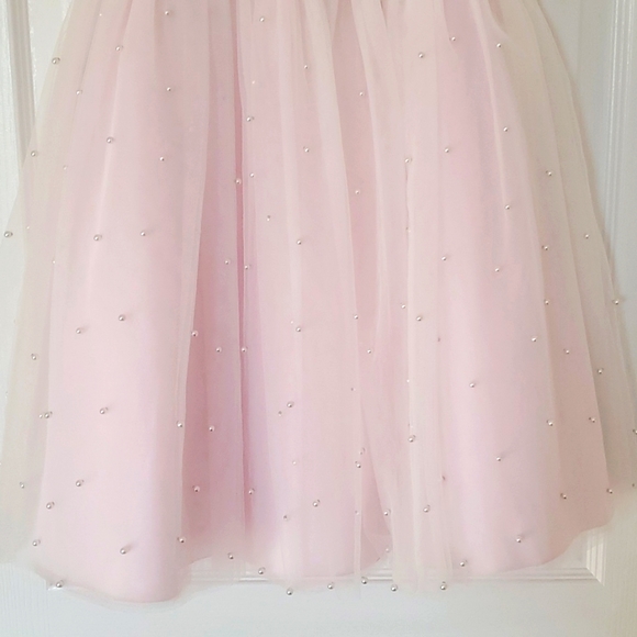 Girl Princess pearl Dress Gown - Picture 6 of 12